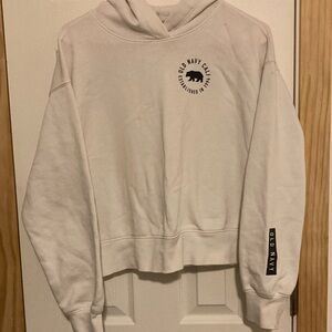 Old Navy Cream Hoodie with Logo Small